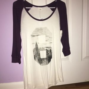 3/4 Sleeve Garage Baseball Tee